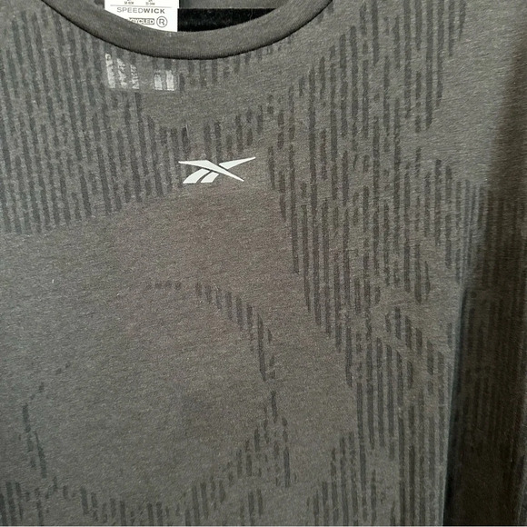 Reebok Women’s Black Speed-Wick Burnout Athletic Short Sleeve Top Size 3X NWT - Picture 3 of 8
